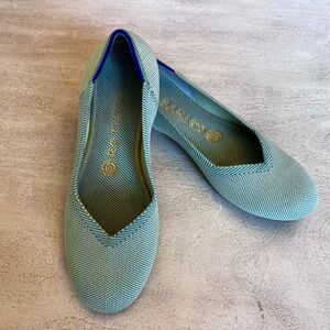 Rothy's The Flats in Mint‎ - Retired Color - Size 7.5